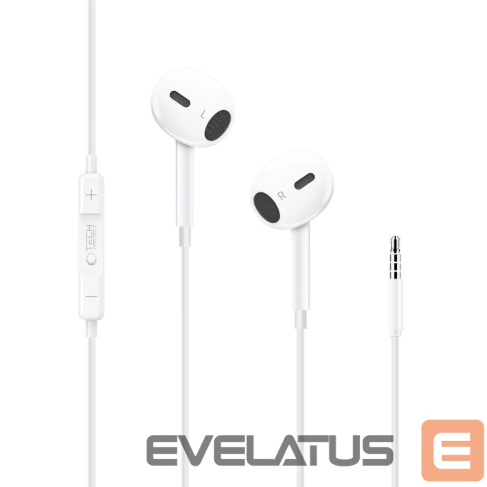 Muud kaubad Tech-Protect Tech-Protect Ultraboost Core G2 Mini Jack Headphones - White
