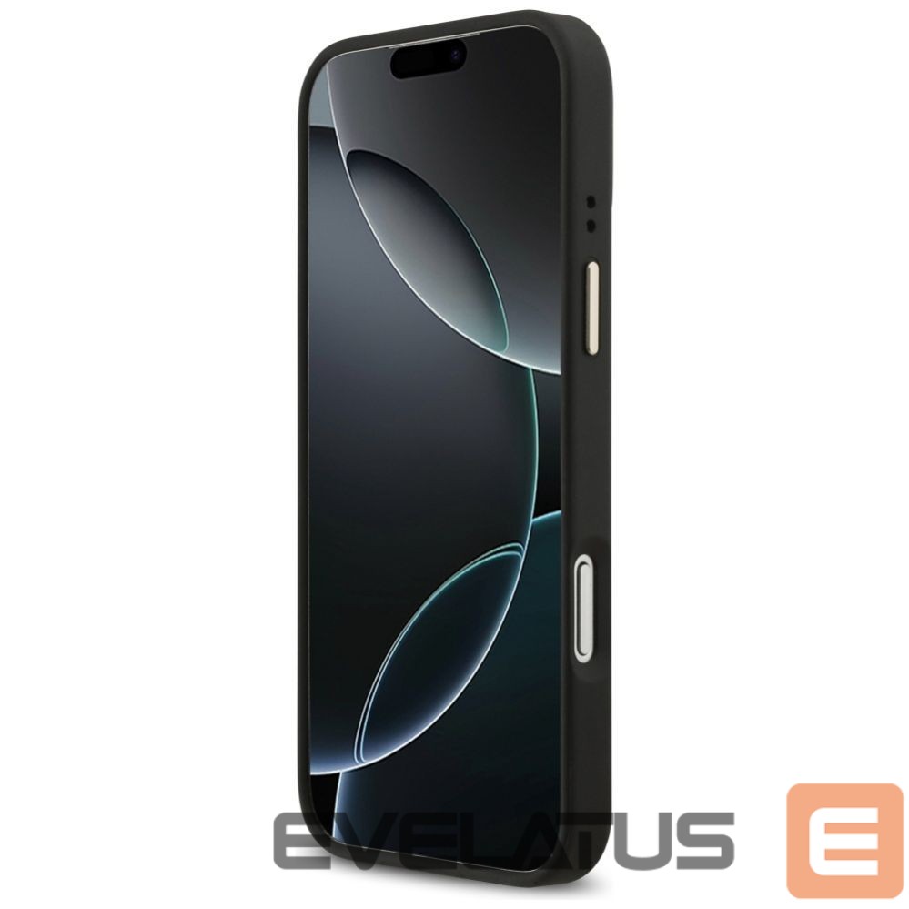Muud kaubad Guess Guess 4G Srtass Logo & Big Strap Metal Buttons MagSafe Case for iPhone 17 Pro Max - Black