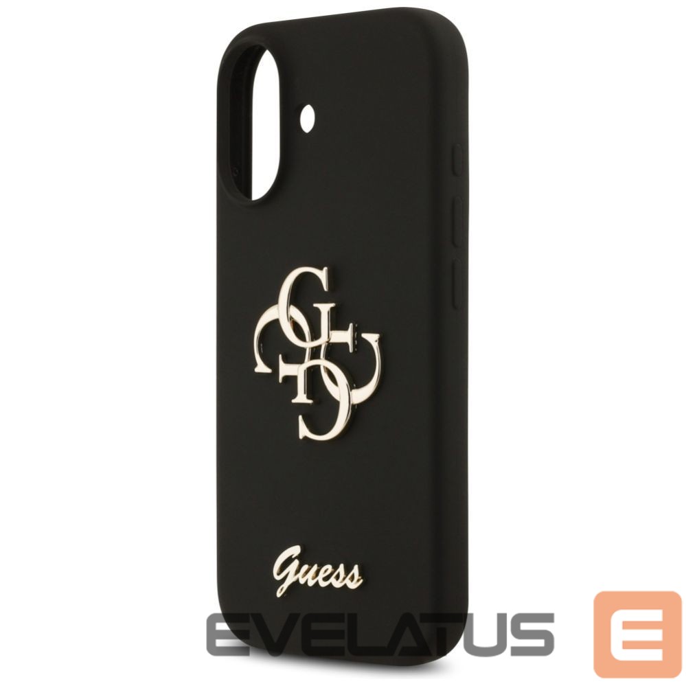 Muud kaubad Guess Guess Silicone Big 4G Script Case for iPhone 17 - Black