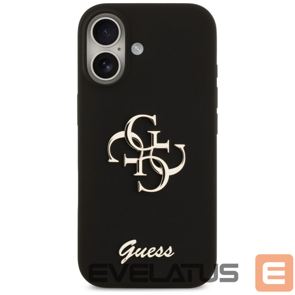 Muud kaubad Guess Guess Silicone Big 4G Script Case for iPhone 17 - Black