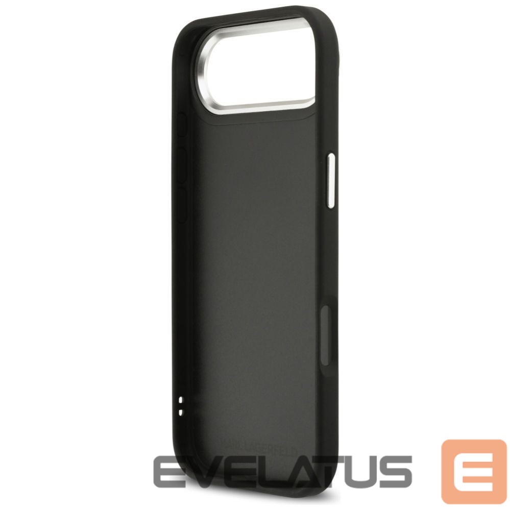 Muud kaubad Karl Lagerfeld Karl Lagerfeld FW Grained Karl & Choupette Heads Pins & Logo iPhone Air Case - Black