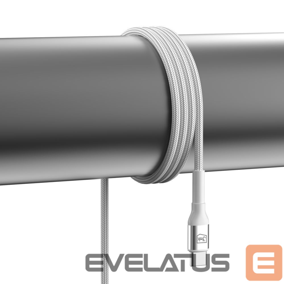Muud kaubad 3MK 3mk Hyper Cable N-SERIES USB-A / USB-C 1m 9V/2A 18W / white