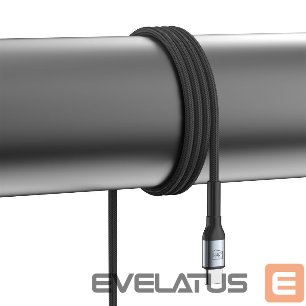 Muud kaubad 3MK 3mk Hyper Cable N-SERIES USB-A / USB-C 2m 9V/2A 18W / black