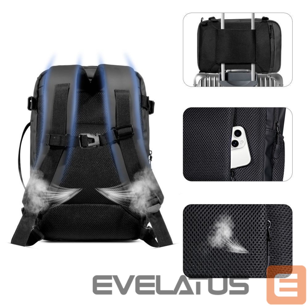 Muud kaubad Tech-Protect Tech-Protect Defender S50 Backpack for Ryanair & Wizzar, 20L Laptop - Black