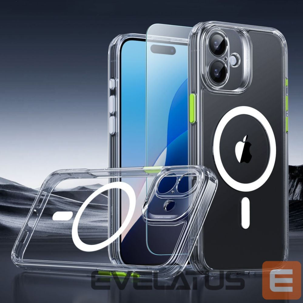 Muud kaubad ESR ESR Classic Pro Set Halolock MagSafe iPhone 16 Case - Clear