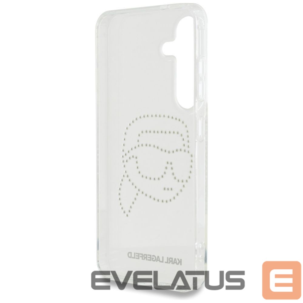 Muud kaubad Karl Lagerfeld Case Karl Lagerfeld Rhinestones Karl Head Logo Samsung Galaxy S25 transparent