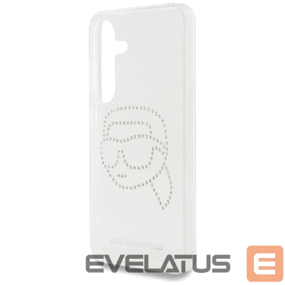 Muud kaubad Karl Lagerfeld Case Karl Lagerfeld Rhinestones Karl Head Logo Samsung Galaxy S25 transparent