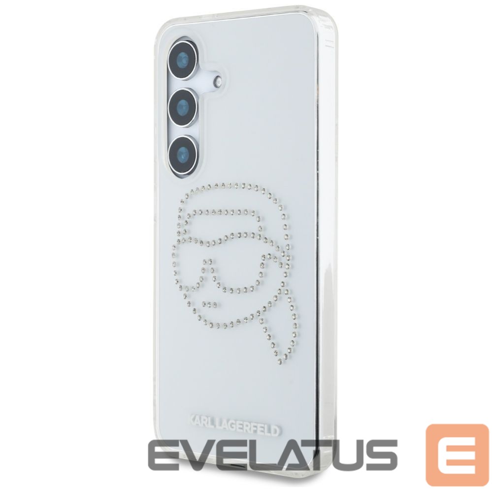 Muud kaubad Karl Lagerfeld Case Karl Lagerfeld Rhinestones Karl Head Logo Samsung Galaxy S25 transparent