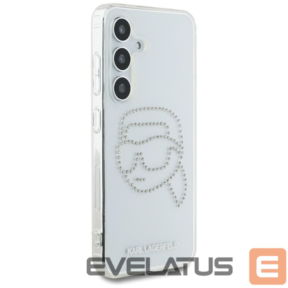 Muud kaubad Karl Lagerfeld Case Karl Lagerfeld Rhinestones Karl Head Logo Samsung Galaxy S25 transparent