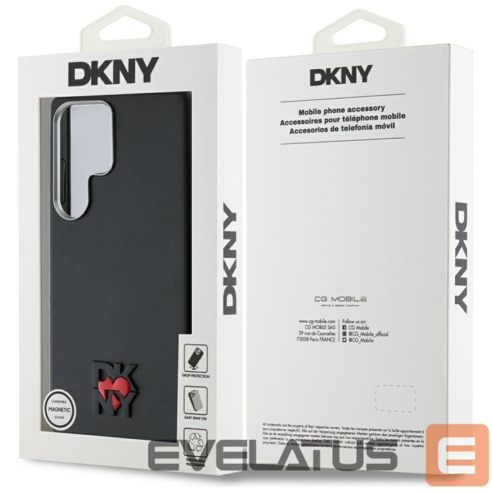 Muud kaubad DKNY DKNY Leather Heart of NY Case for Samsung Galaxy S25 Ultra - Black