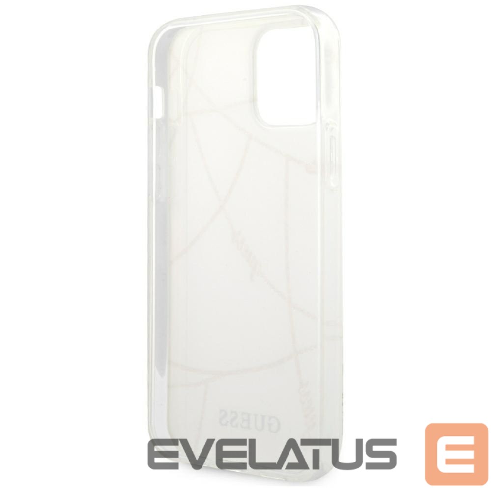 Muud kaubad Guess Guess Gold Chain Collection iPhone 12 Pro Max 6.7" Case - White