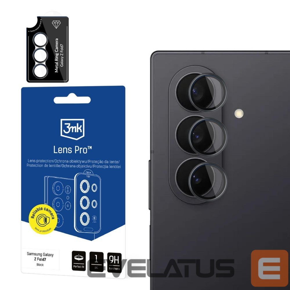 Muud kaubad 3MK 3mk Lens Protection Pro Camera Glass for Samsung Galaxy Z Fold 7 - Black