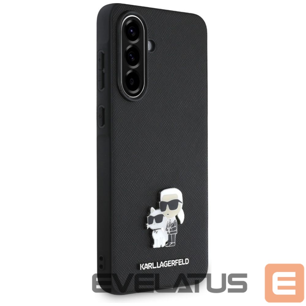 Muud kaubad Karl Lagerfeld Karl Lagerfeld Saffiano Case w/ K&C Metal Logo for Samsung Galaxy A56 - Black