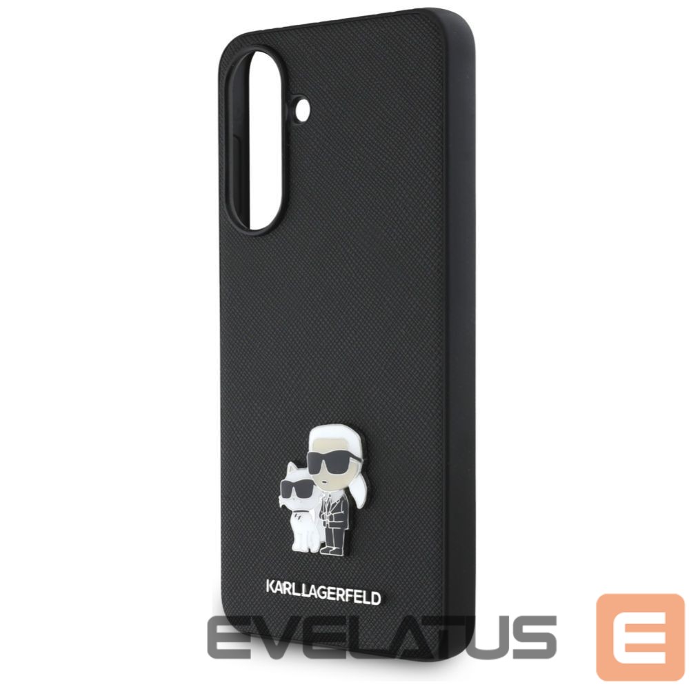 Muud kaubad Karl Lagerfeld Karl Lagerfeld Saffiano Case w/ K&C Metal Logo for Samsung Galaxy A56 - Black