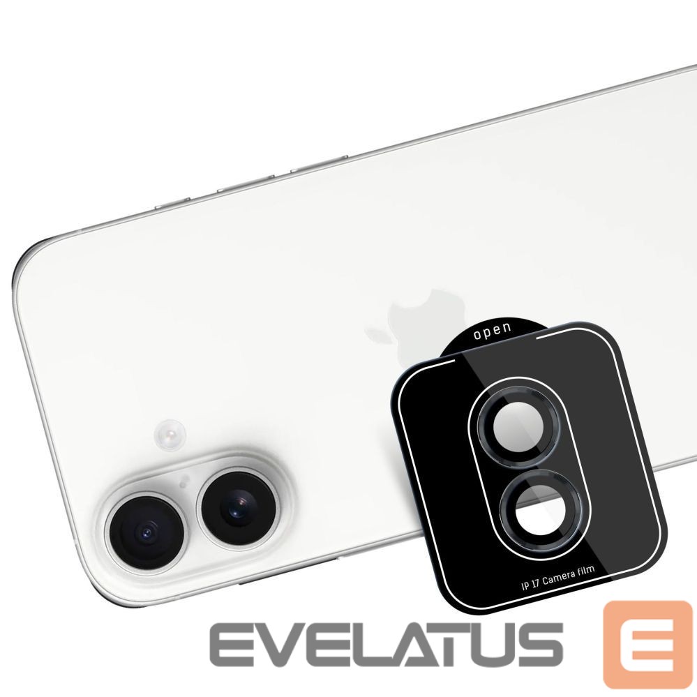 Muud kaubad 3MK 3mk Lens Protection Pro Camera Glass for iPhone 17 - Black