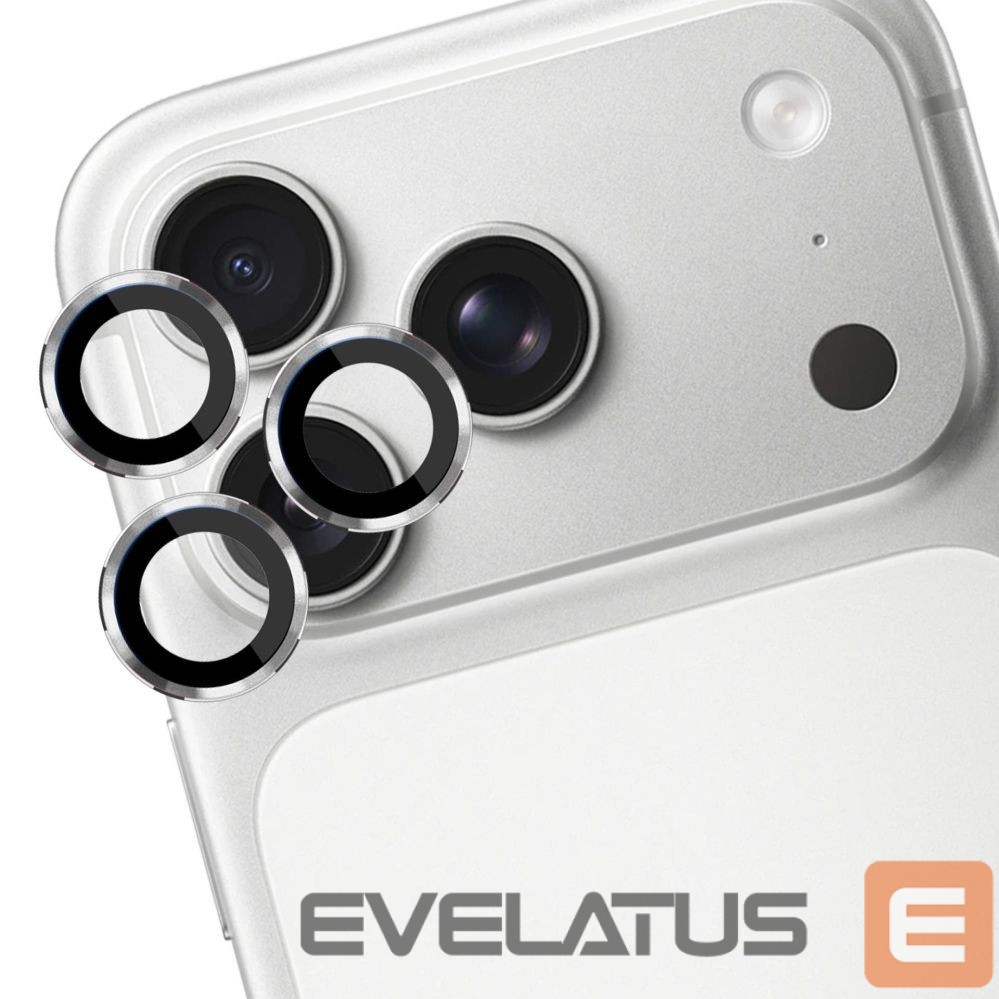 Muud kaubad 3MK 3mk Lens Protection Pro Camera Lens Glass for Apple iPhone 17 Pro /17 Pro Max - Silver