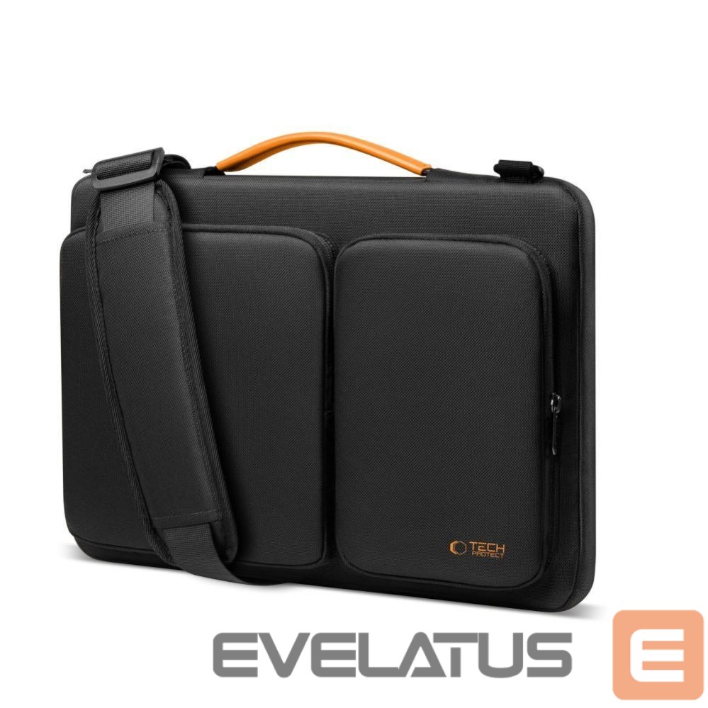Muud kaubad Tech-Protect Tech-Protect Defender Bag for Laptop 13-14 - Black and Orange