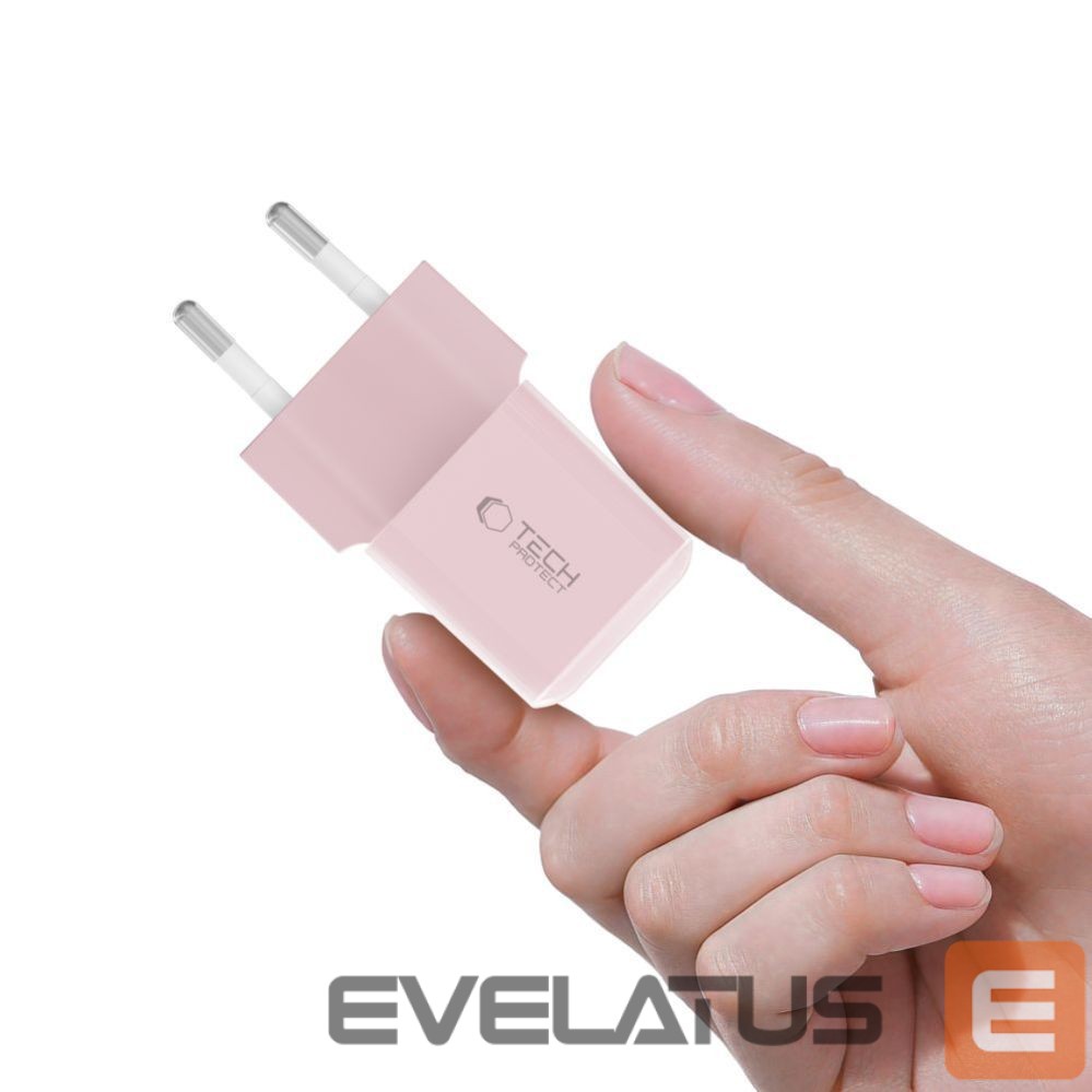 Muud kaubad Tech-Protect Tech-Protect NCM25 USB-C PD 25W Wall Charger - Pink