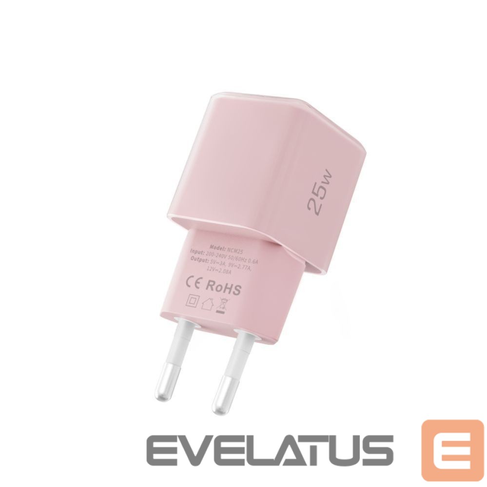 Muud kaubad Tech-Protect Tech-Protect NCM25 USB-C PD 25W Wall Charger - Pink
