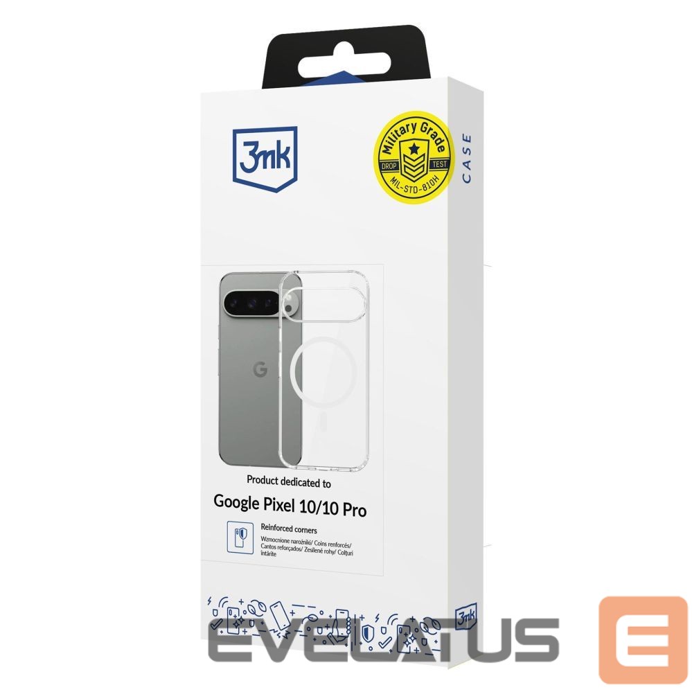 Muud kaubad 3MK 3mk Armor MagCase for Google Pixel 10 / Google Pixel 10 Pro - Transparent