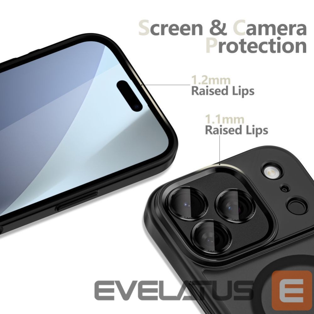 Muud kaubad Tech-Protect Tech-Protect MagCam MagSafe Case for iPhone 17 Pro - Matte Black
