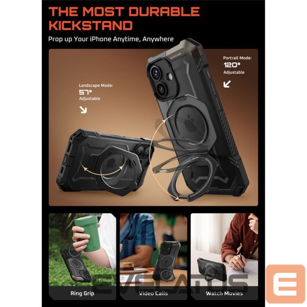 Muud kaubad Supcase Supcase UB Grip Mag MagSafe Case for iPhone 17 - Black