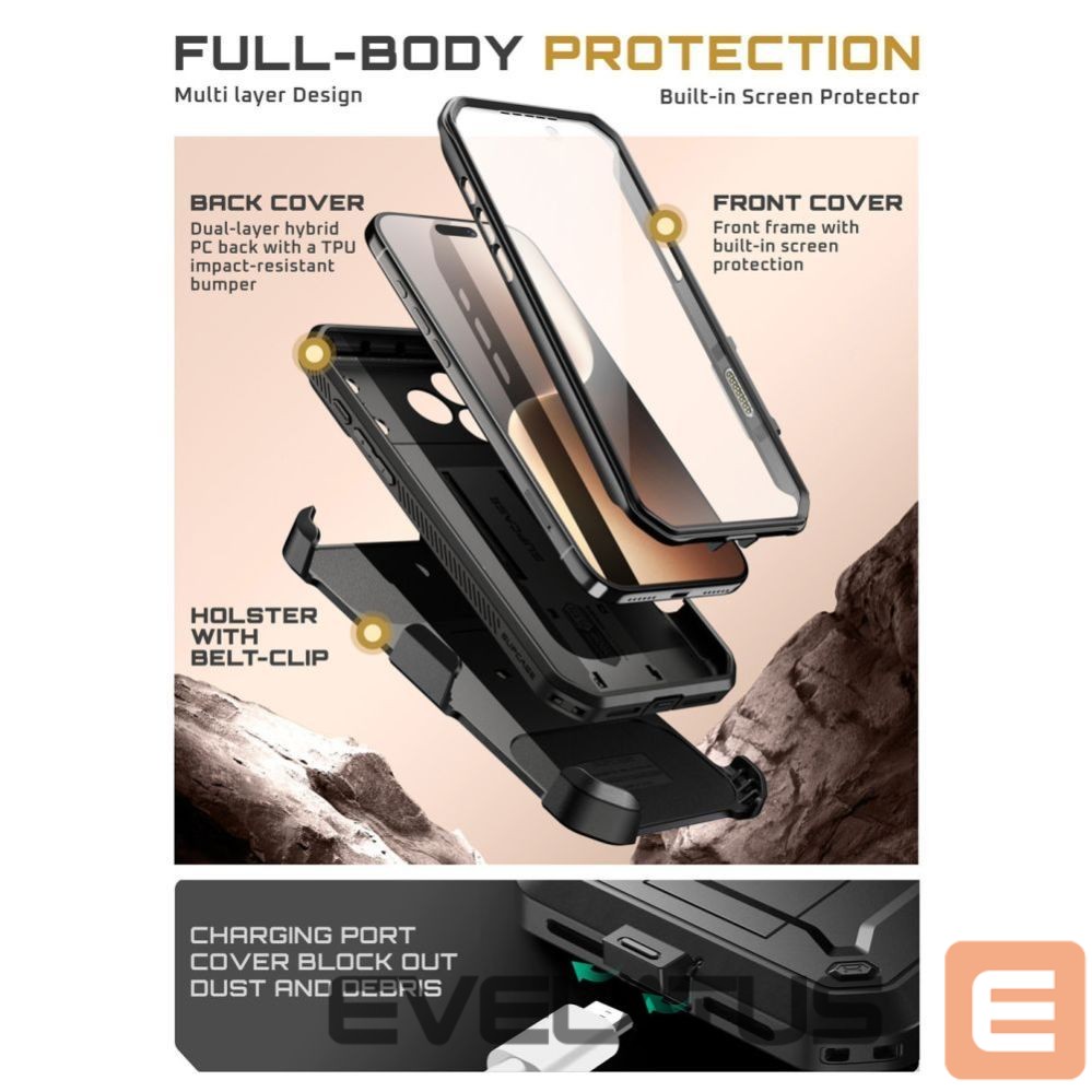 Muud kaubad Supcase Supcase UB Pro Case for iPhone 17 Pro - Black