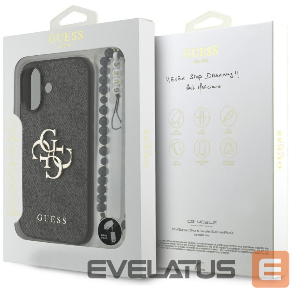 Muud kaubad Guess Guess 4G Strap 4G Classic Logo Case for iPhone 17 - Black