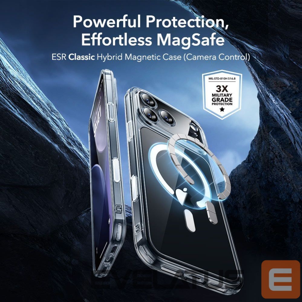 Muud kaubad ESR ESR Classic Hybrid MagSafe + Tempered Glass Set for iPhone 17 Pro - Clear