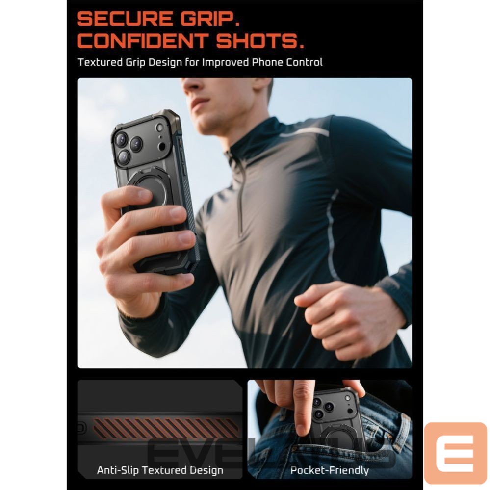 Muud kaubad Supcase Supcase UB Grip Mag MagSafe Case for iPhone 17 Pro Max - Black