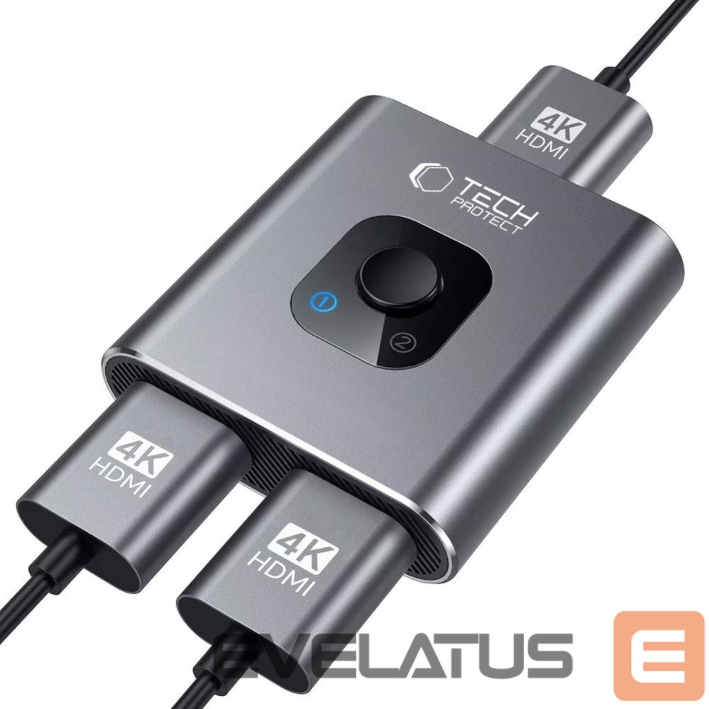 Muud kaubad Tech-Protect Tech-Protect HB07 HUB Adapter 2in1 HDMI 4K 60HZ - gray