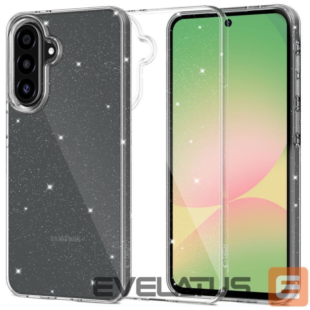 Muud kaubad Tech-Protect Tech-Protect FlexAir Case for Samsung Galaxy A56 5G - Clear Glitter