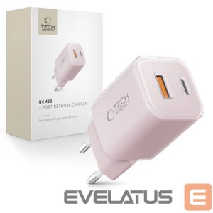 Muud kaubad Tech-Protect  Tech-Protect NCM33W 2-port PD33W/QC3.0 wall charger - pink 