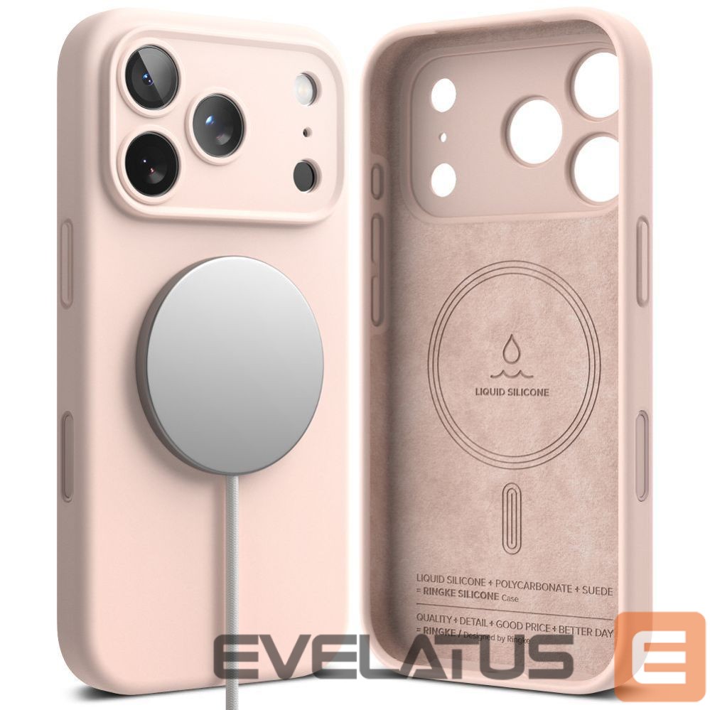 Muud kaubad Ringke Ringke Silicone Magnetic MagSafe Case for iPhone 17 Pro - Pink