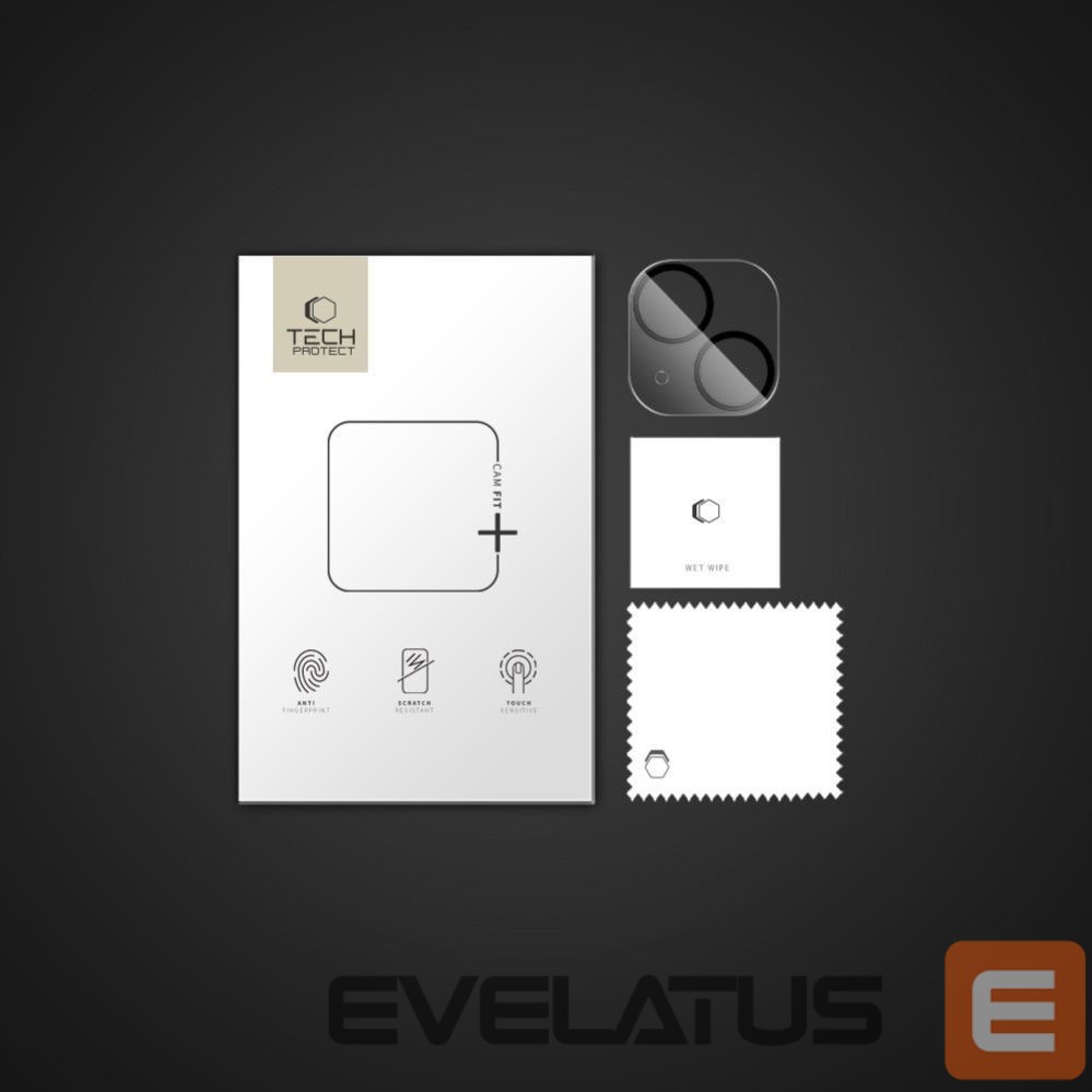 Muud kaubad Tech-Protect Tech-Protect Cam Fit+ Camera Cover for iPhone 14 / 14 Plus / 15 / 15 Plus - Clear