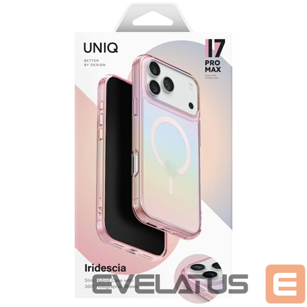 Muud kaubad UNIQ Uniq Iridescia Case for iPhone 17 Pro Max Magclick Charging - Multicolor