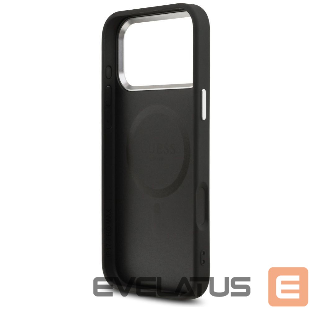 Muud kaubad Guess Guess Grained Triangle Logo MagSafe case for iPhone 17 Pro Max - black