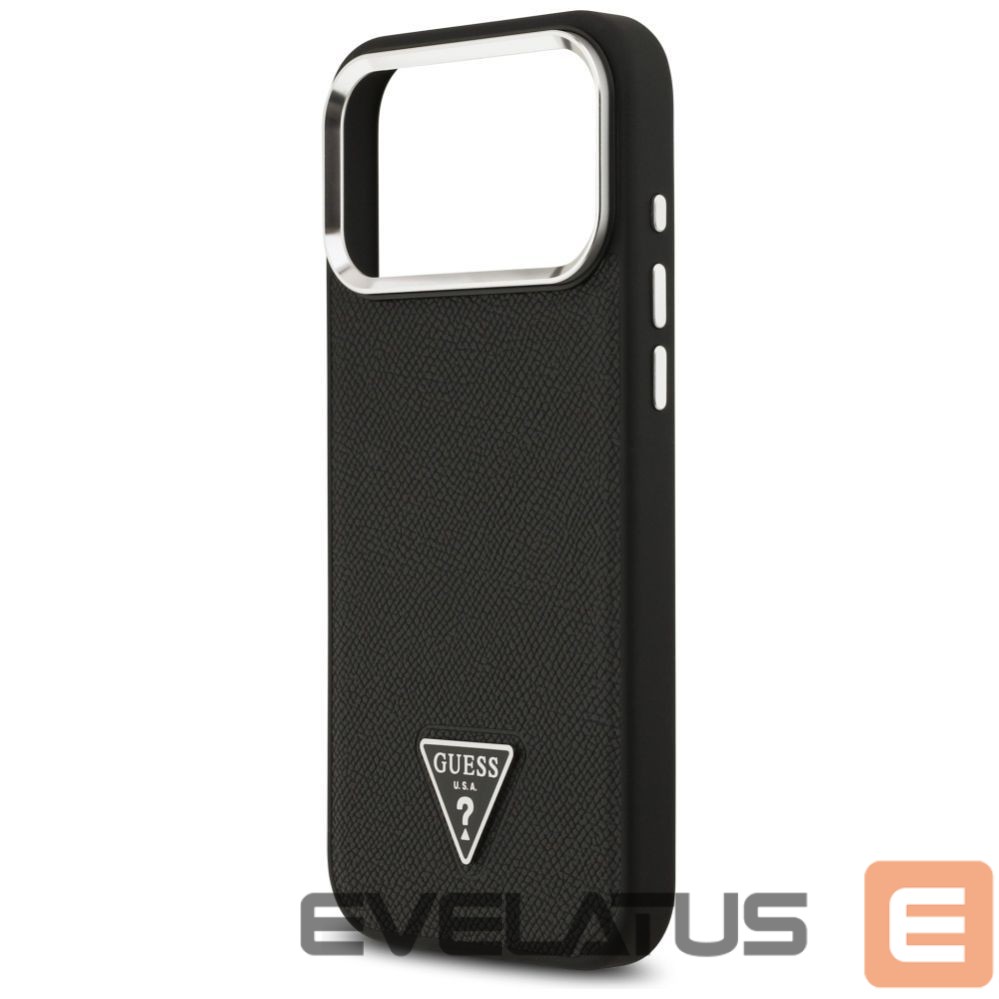 Muud kaubad Guess Guess Grained Triangle Logo MagSafe case for iPhone 17 Pro Max - black
