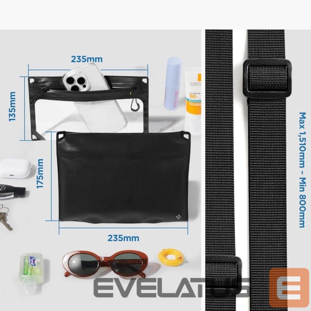 Muud kaubad Spigen Spigen A640 Waterproof Phone Bag - Black