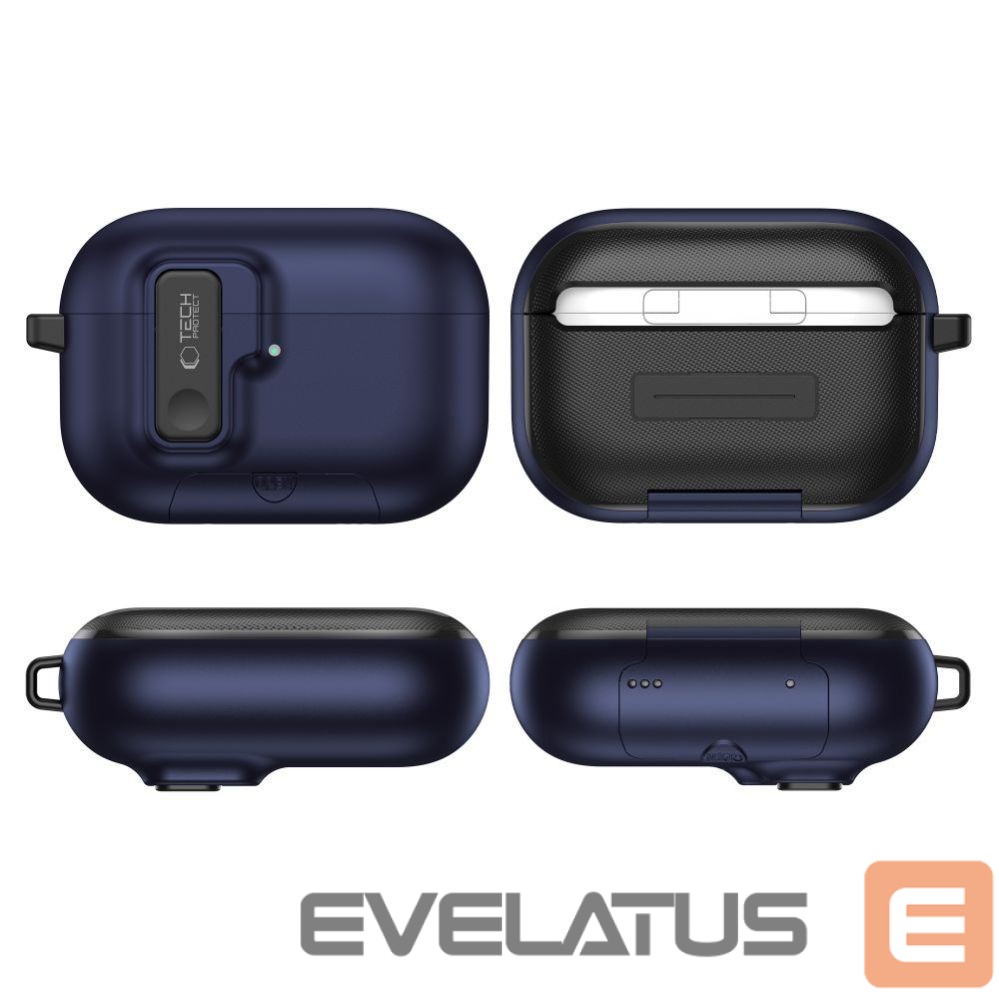 Muud kaubad Tech-Protect Tech-Protect Slim Hook Case for AirPods Pro 3 - Navy Blue
