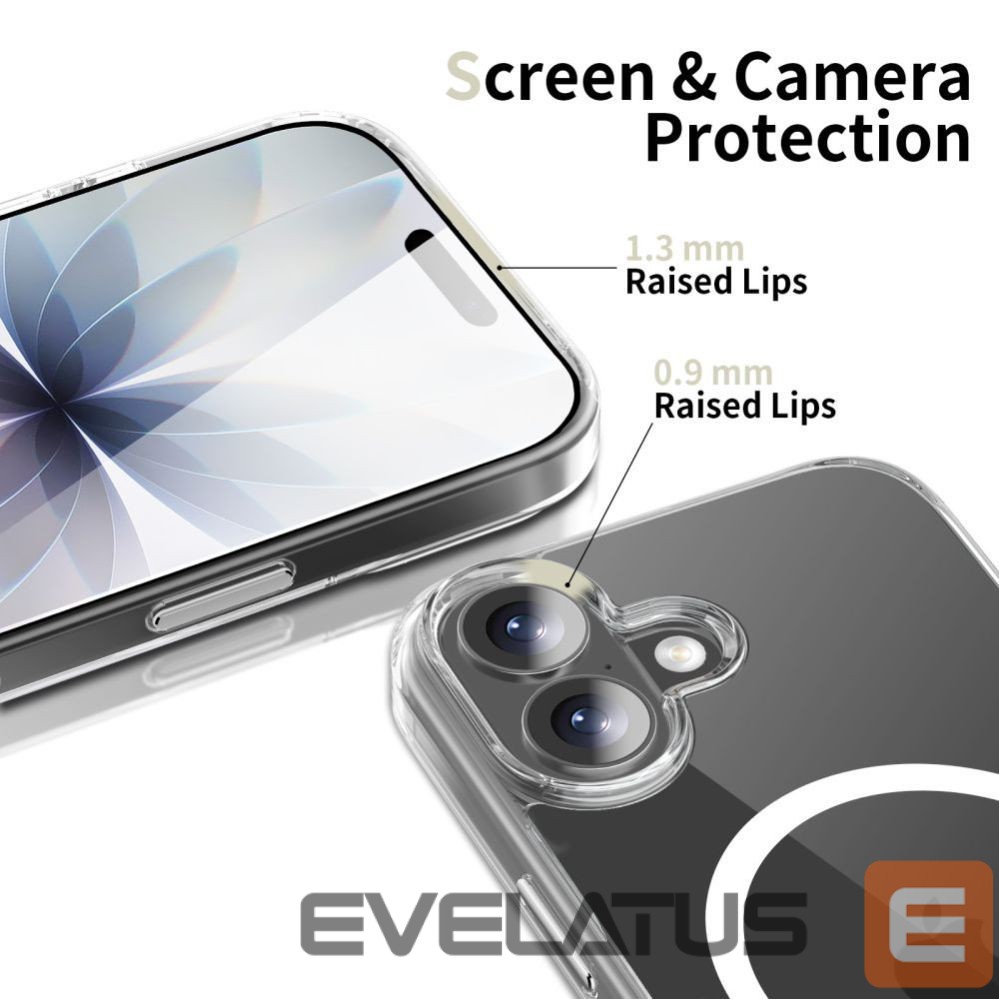 Muud kaubad Tech-Protect Tech-Protect Flexair Hybrid CC MagSafe Case for iPhone 17 - Clear