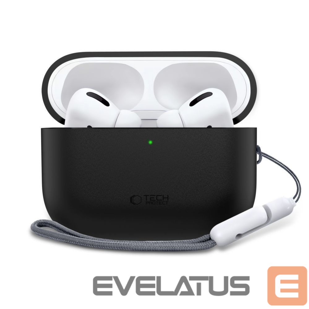 Muud kaubad Tech-Protect Tech-Protect Silicone Case for AirPods Pro 3 - Black