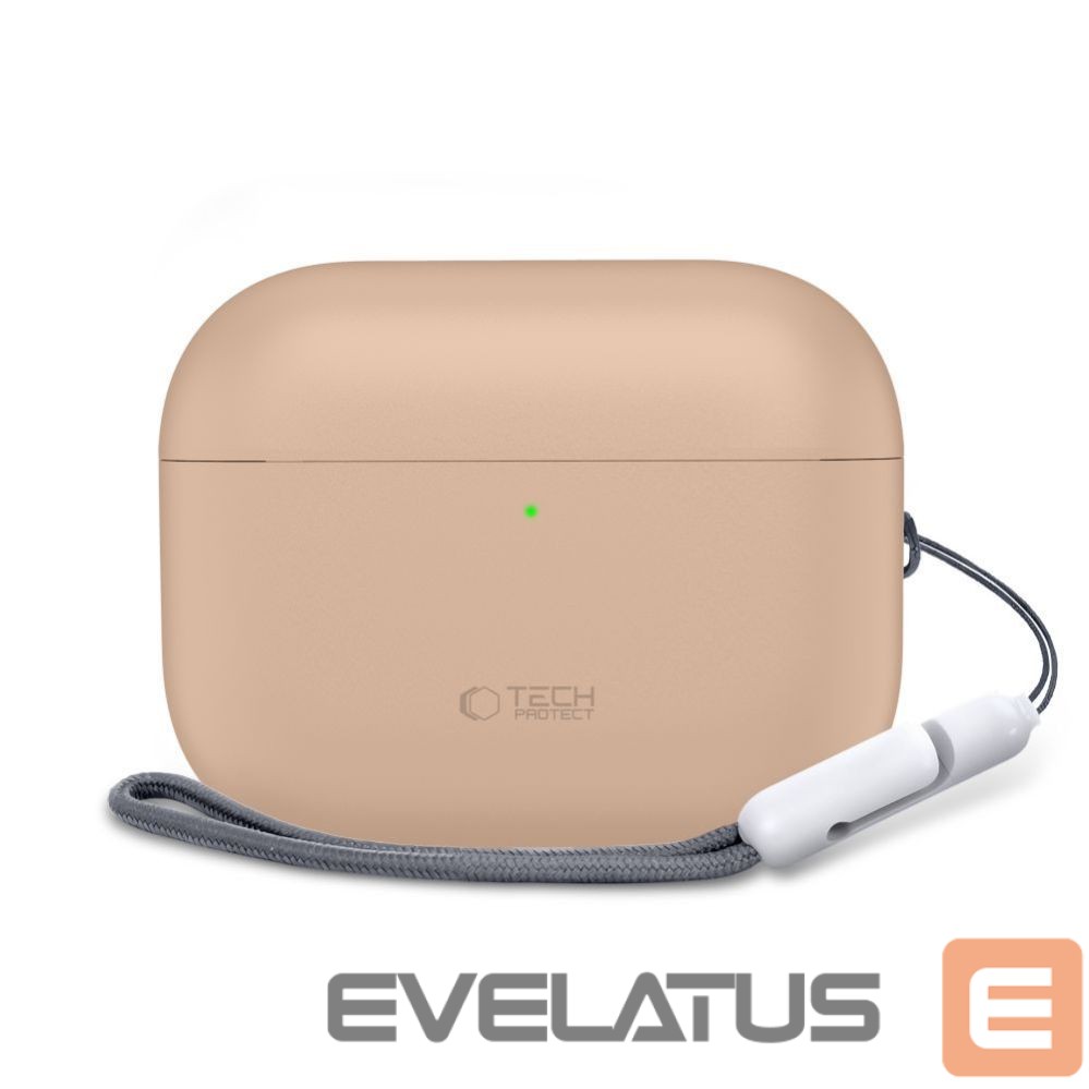 Muud kaubad Tech-Protect Tech-Protect Silicone Case for AirPods Pro 3 - Beige