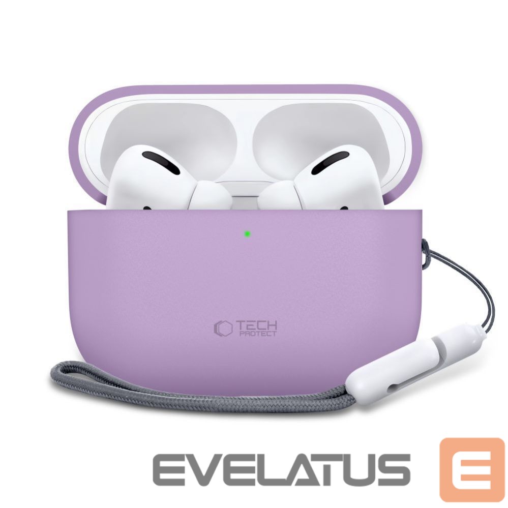 Muud kaubad Tech-Protect Tech-Protect Silicone Case for AirPods Pro 3 - Purple