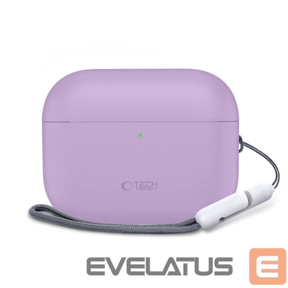 Muud kaubad Tech-Protect Tech-Protect Silicone Case for AirPods Pro 3 - Purple