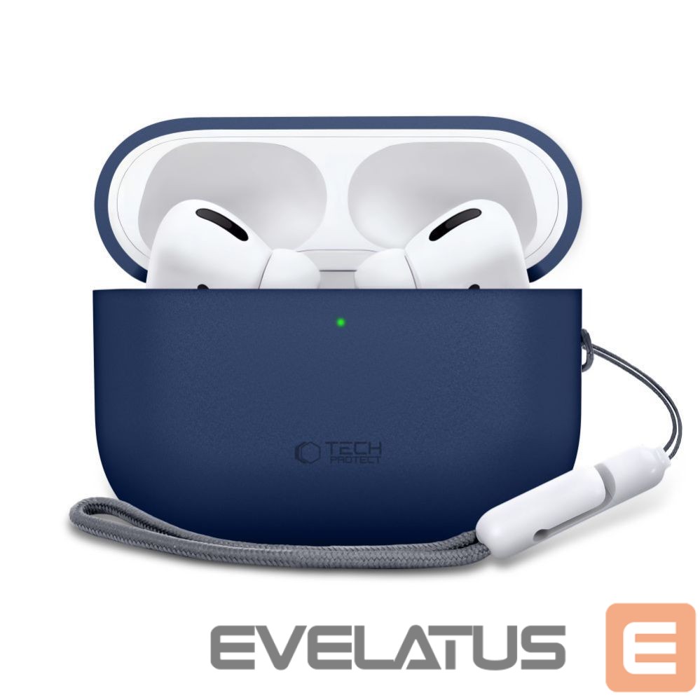 Muud kaubad Tech-Protect Tech-Protect Silicone Case for AirPods Pro 3 - Navy Blue