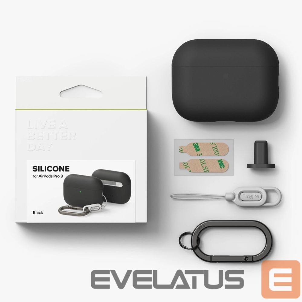 Muud kaubad Ringke Ringke Silicone Case for AirPods Pro 3 - Black
