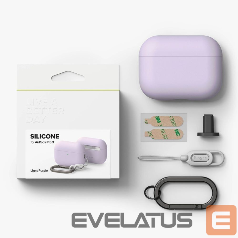 Muud kaubad Ringke Ringke Silicone Case for AirPods Pro 3 - Purple