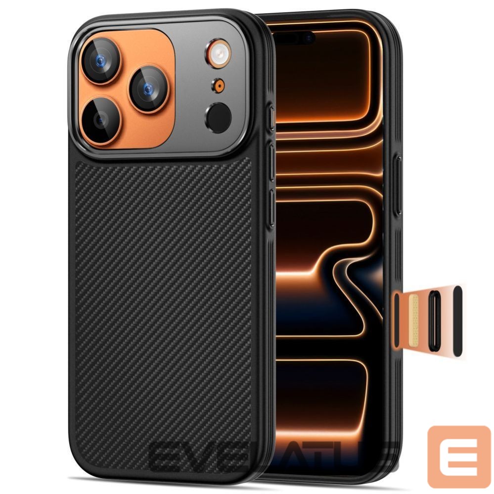 Muud kaubad Tech-Protect Tech-Protect Kevlar Aramid MagSafe case for iPhone 17 Pro Max - black