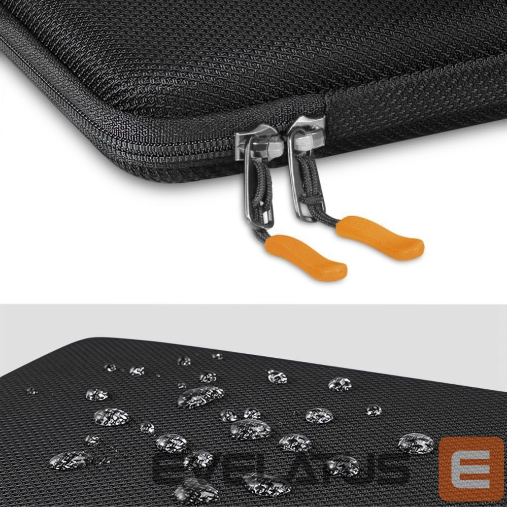 Muud kaubad Tech-Protect Tech-Protect Hardpouch for 15-16 Laptops - Black and Orange